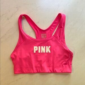 Pink Sports Bra